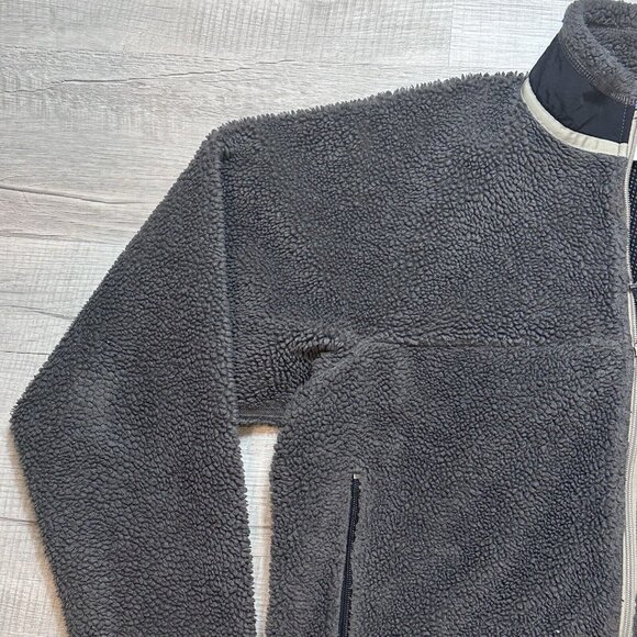Patagonia Mens Large Retro-X Cardigan Deep Pile Fleece Jacket Full Zip Gray - Picture 6 of 9